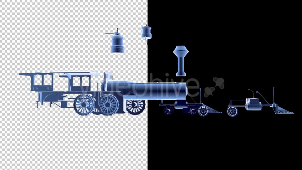 Locomotive 3D Outline - Download Videohive 17389915