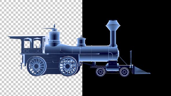 Locomotive 3D Outline - Download Videohive 17389915