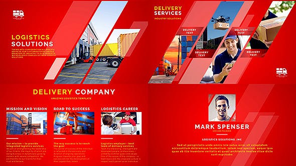 Logistics Company Delivery Promo - Videohive Download 19582572