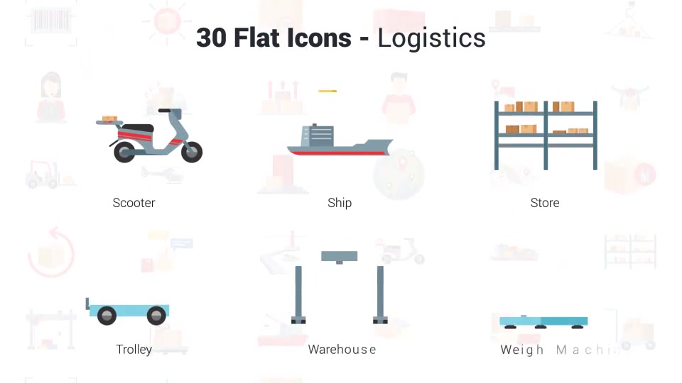 Logistics Icons Videohive 36581206 After Effects Image 11