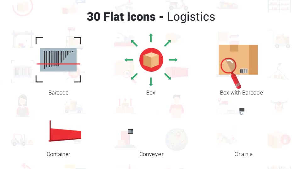 Logistics Icons Videohive 36581206 After Effects Image 6