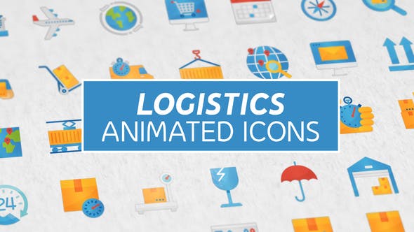 Logistics & Transportation Modern Flat Animated Icons - Download 25152872 Videohive