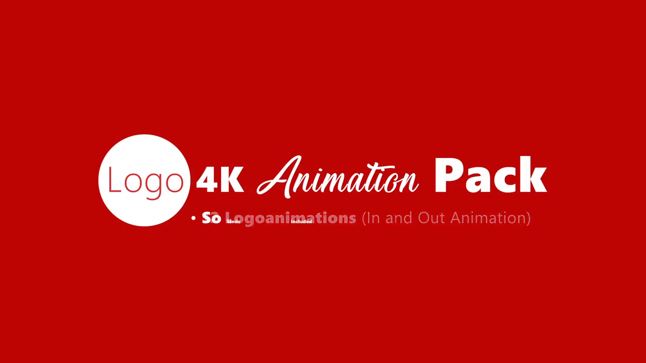 Logo 4K Animation Pack - Download Videohive 20405671