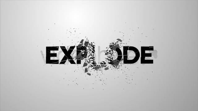 Logo Explode - Download Videohive 2968476