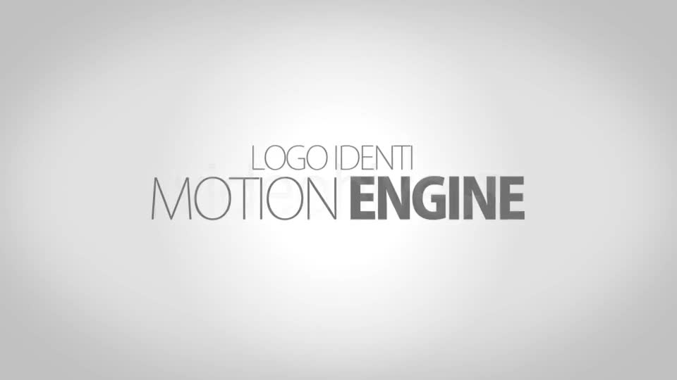 Logo Identi Engine Videohive 1934637 After Effects Image 1