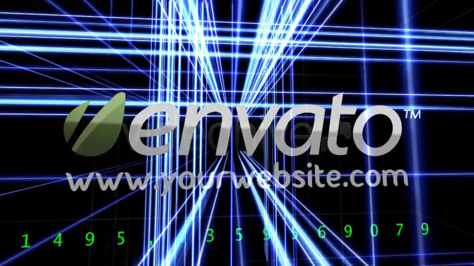 Logo Intro and Blue Lines - Download Videohive 482602