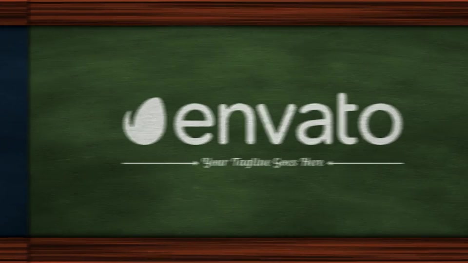 Logo On Chalkboard Videohive 10961220 After Effects Image 10