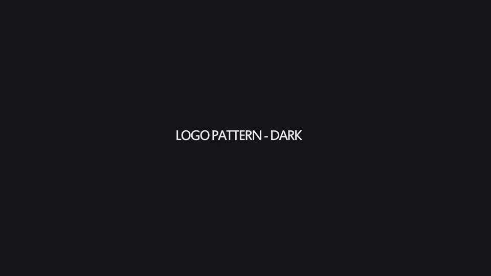 Logo Pattern Dark Videohive 23761738 After Effects Image 1