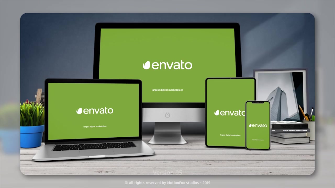 Logo Reveal On Devices Screen Videohive 23914732 After Effects Image 6