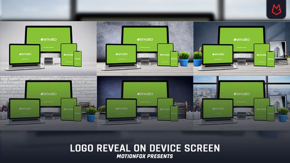 Logo Reveal On Devices Screen - Videohive 23914732 Download