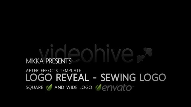 Logo Reveal Sewing a Logo Videohive 3827620 After Effects Image 1