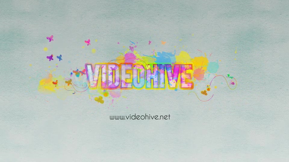 Logo Revealer Paint Drops Design - Download Videohive 3318308