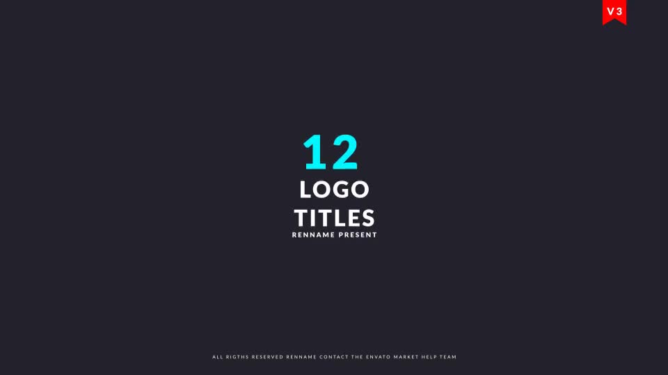 Logo Titles V3 Videohive 23039244 After Effects Image 1