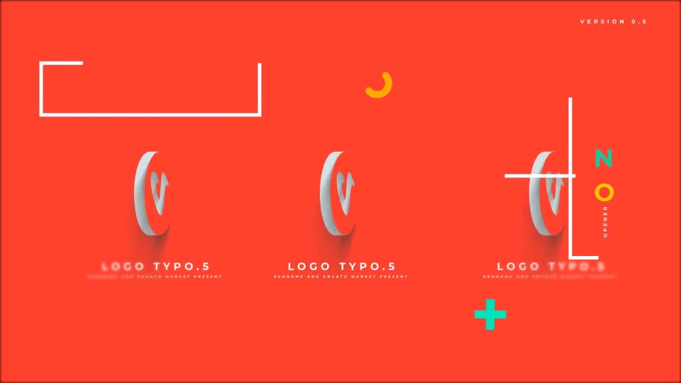 Logo Typo Opener V5 Videohive 32399821 After Effects Image 1