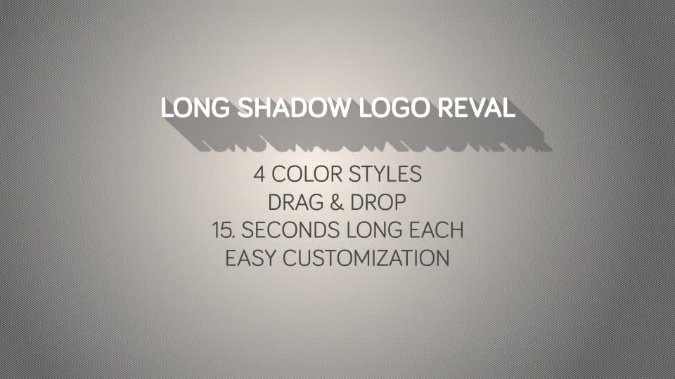 Long Shadow Retro Logo Intro Videohive 7651338 After Effects Image 1
