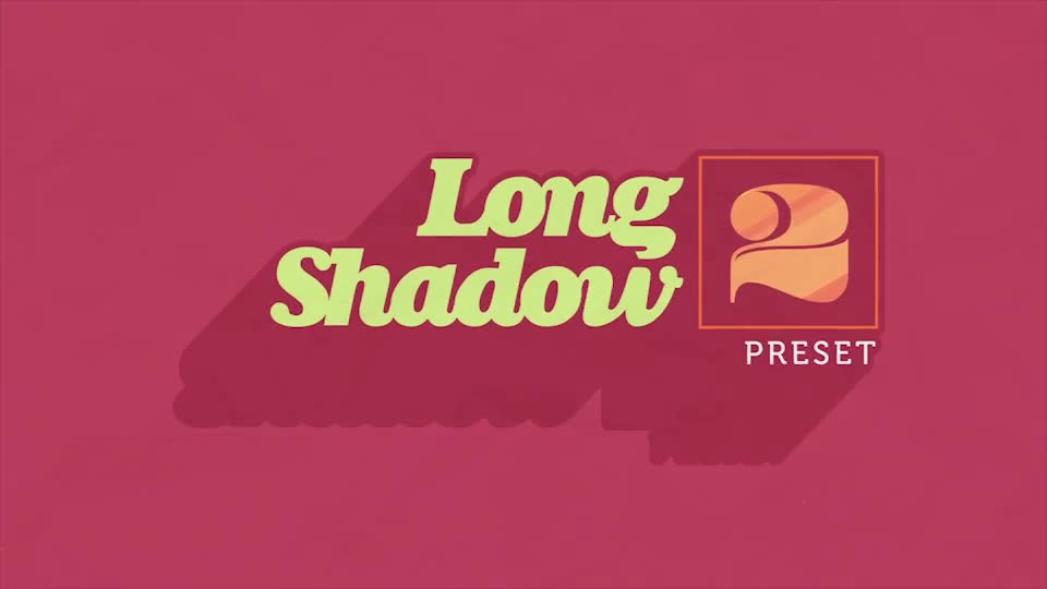 Long Shadow Two Preset - Download Videohive 6864385