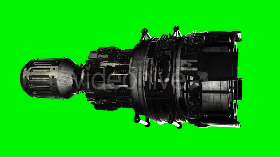 Loop Rotate Jet Engine Turbine - Download Videohive 19881422