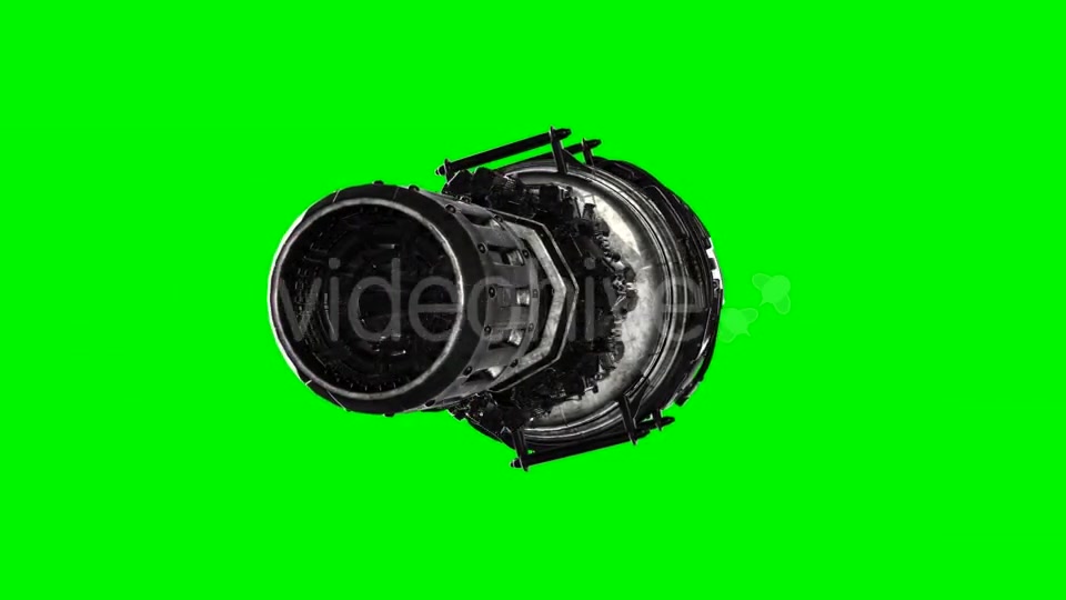 Loop Rotate Jet Engine Turbine - Download Videohive 19881422