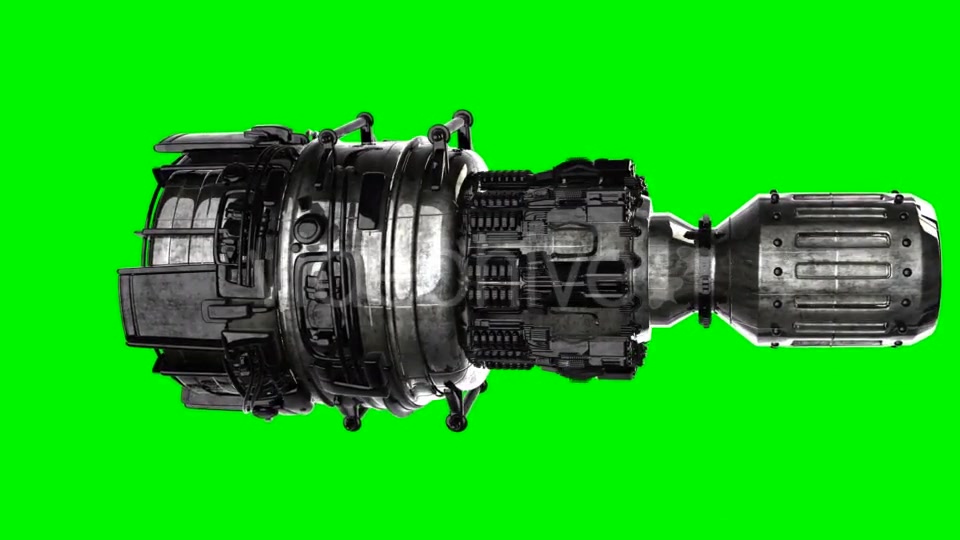 Loop Rotate Jet Engine Turbine - Download Videohive 19881422