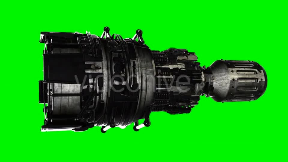 Loop Rotate Jet Engine Turbine - Download Videohive 19896721