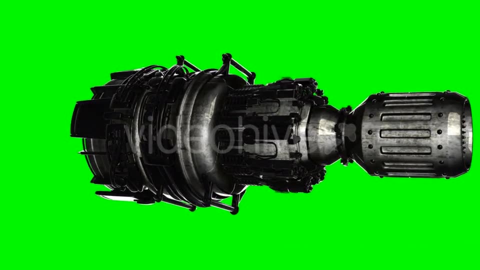 Loop Rotate Jet Engine Turbine - Download Videohive 19896721