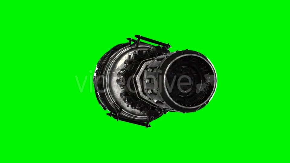 Loop Rotate Jet Engine Turbine - Download Videohive 19896721