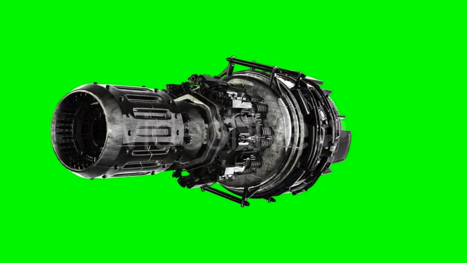 Loop Rotate Jet Engine Turbine - Download Videohive 19896721