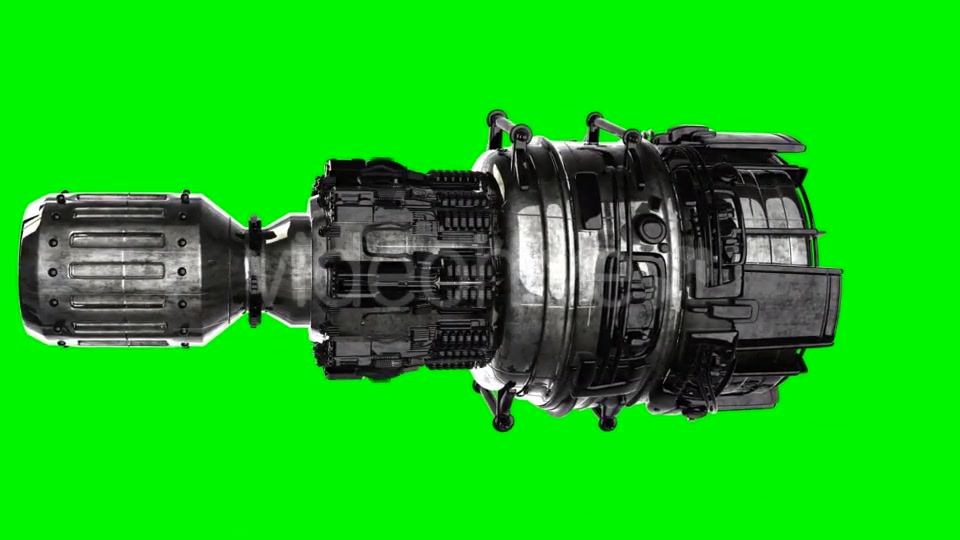 Loop Rotate Jet Engine Turbine - Download Videohive 19896721