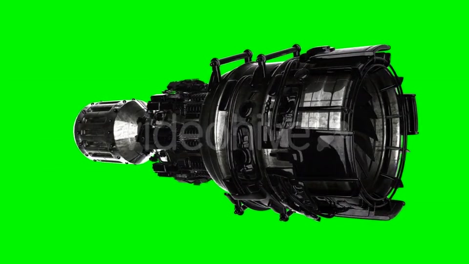 Loop Rotate Jet Engine Turbine - Download Videohive 19896721