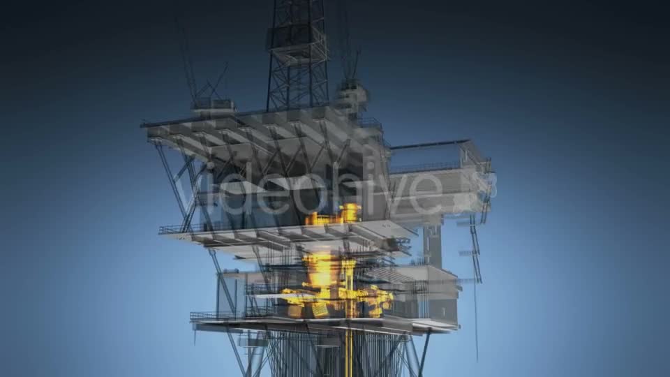 Loop Rotate Oil and Gas CentralPprocessing Platform - Download Videohive 19353293