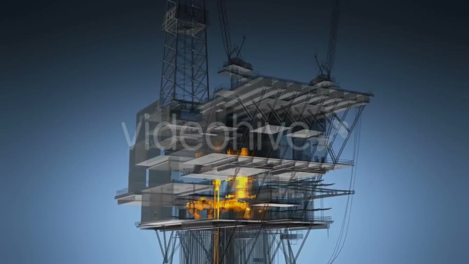 Loop Rotate Oil and Gas CentralPprocessing Platform - Download Videohive 19353293