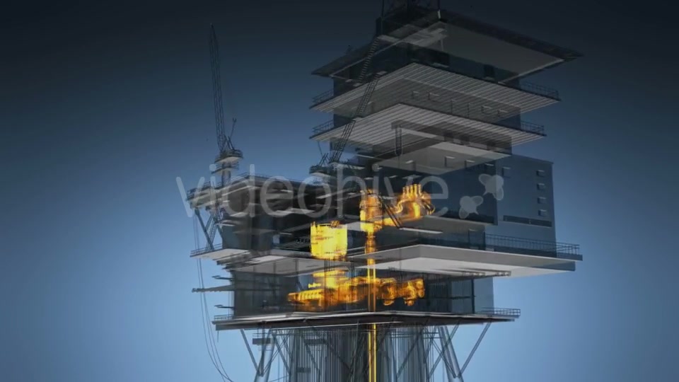 Loop Rotate Oil and Gas CentralPprocessing Platform - Download Videohive 19353293