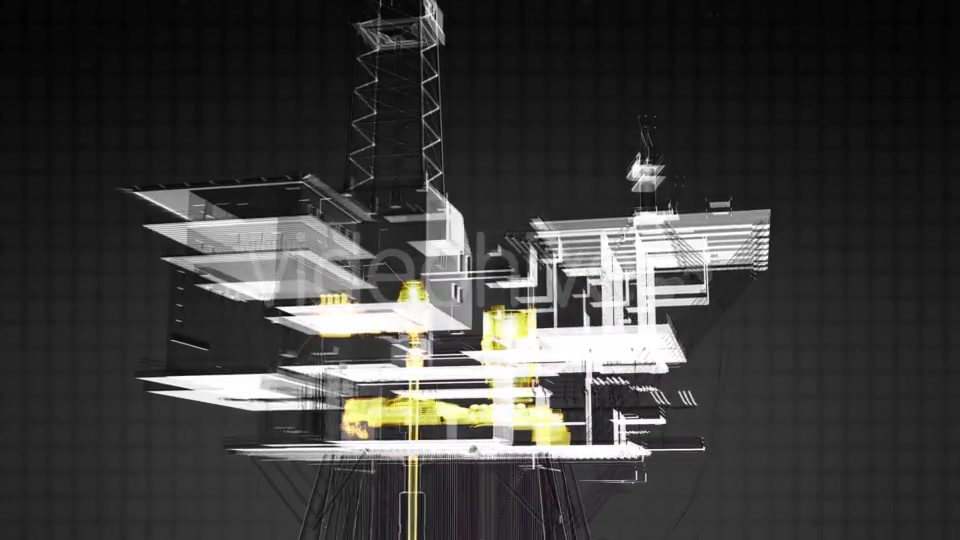 Loop Rotate Oil and Gas CentralPprocessing Platform - Download Videohive 19992174