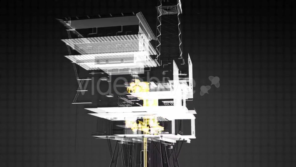 Loop Rotate Oil and Gas CentralPprocessing Platform - Download Videohive 19992174