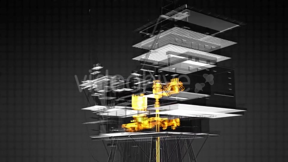 Loop Rotate Oil and Gas CentralPprocessing Platform - Download Videohive 19992174