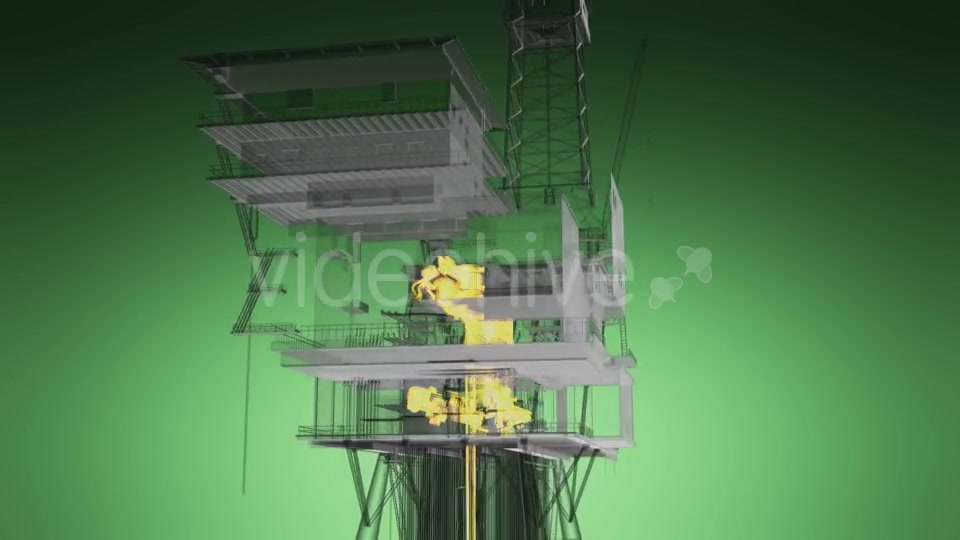 Loop Rotate Oil and Gas CentralPprocessing Platform - Download Videohive 19992179