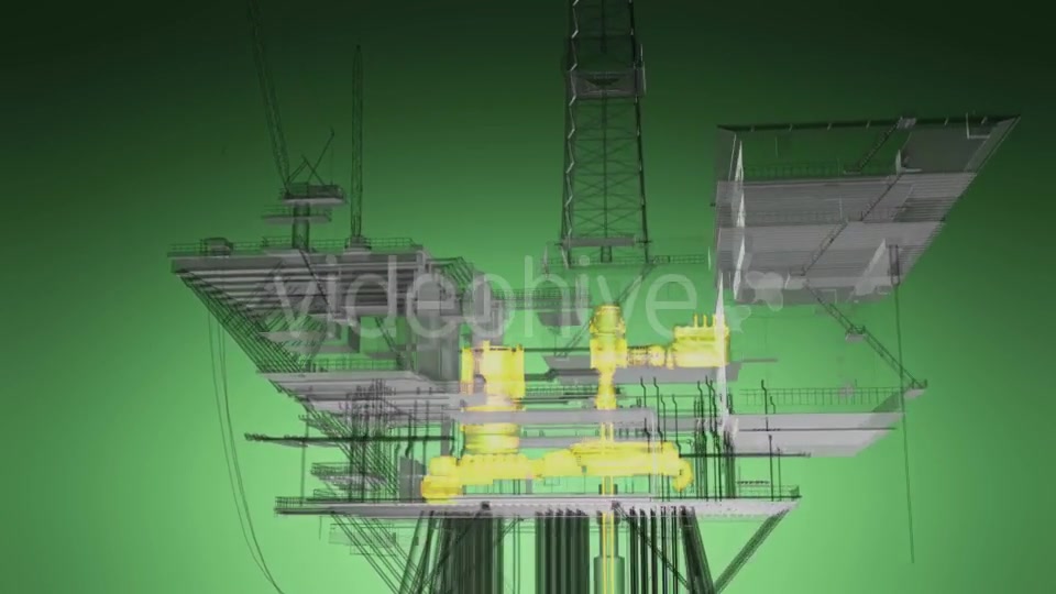 Loop Rotate Oil and Gas CentralPprocessing Platform - Download Videohive 19992179