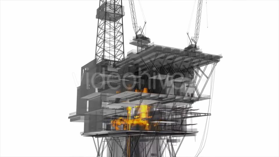 Loop Rotate Oil and Gas CentralPprocessing Platform - Download Videohive 21406959
