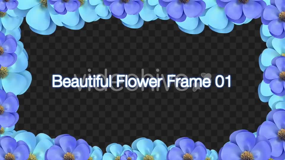 Looped Beautiful Flower Frame 01 - Download Videohive 19439974
