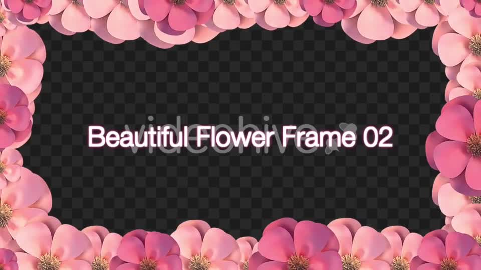 Looped Beautiful Flower Frame 02 - Download Videohive 19439988