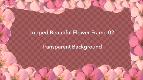 Looped Beautiful Flower Frame 02 - Download Videohive 19439988