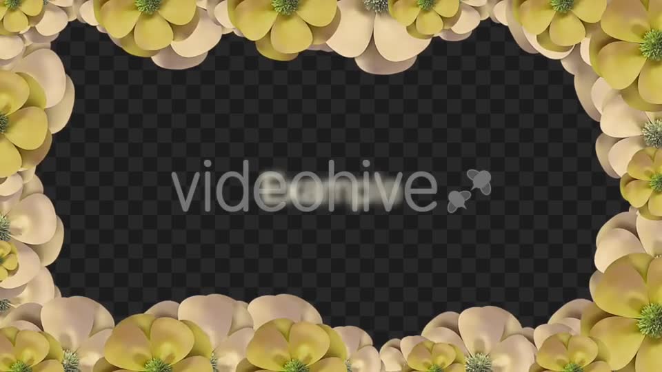 Looped Beautiful Flower Frame 03 - Download Videohive 19440005