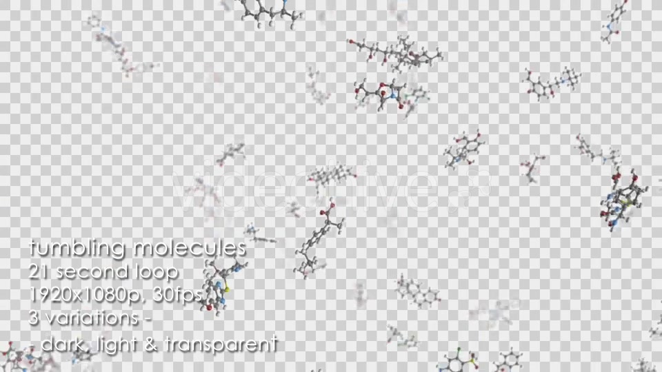 Looping Molecules Background Pack - Download Videohive 12669403