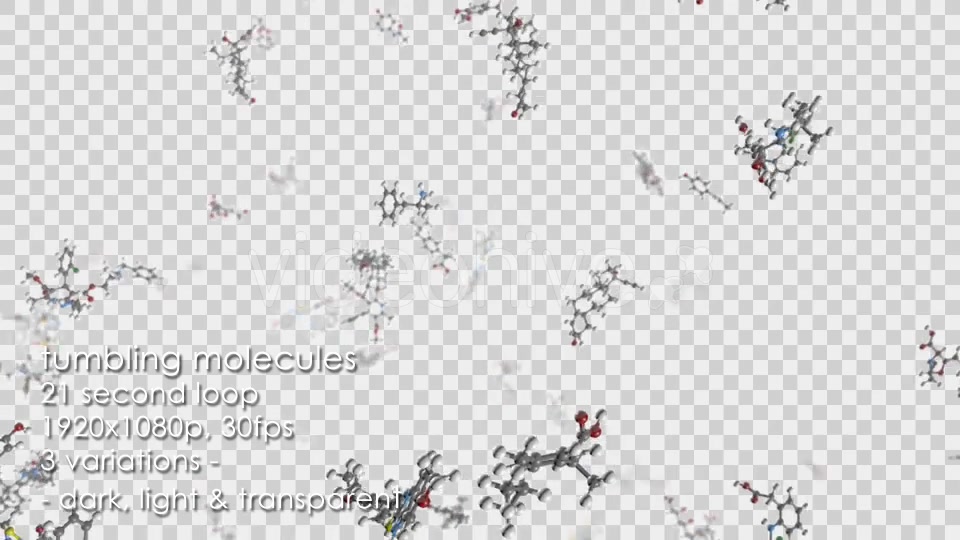 Looping Molecules Background Pack - Download Videohive 12669403