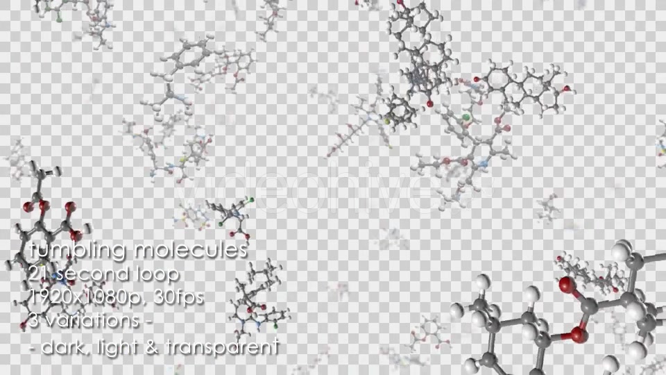 Looping Molecules Background Pack - Download Videohive 12669403