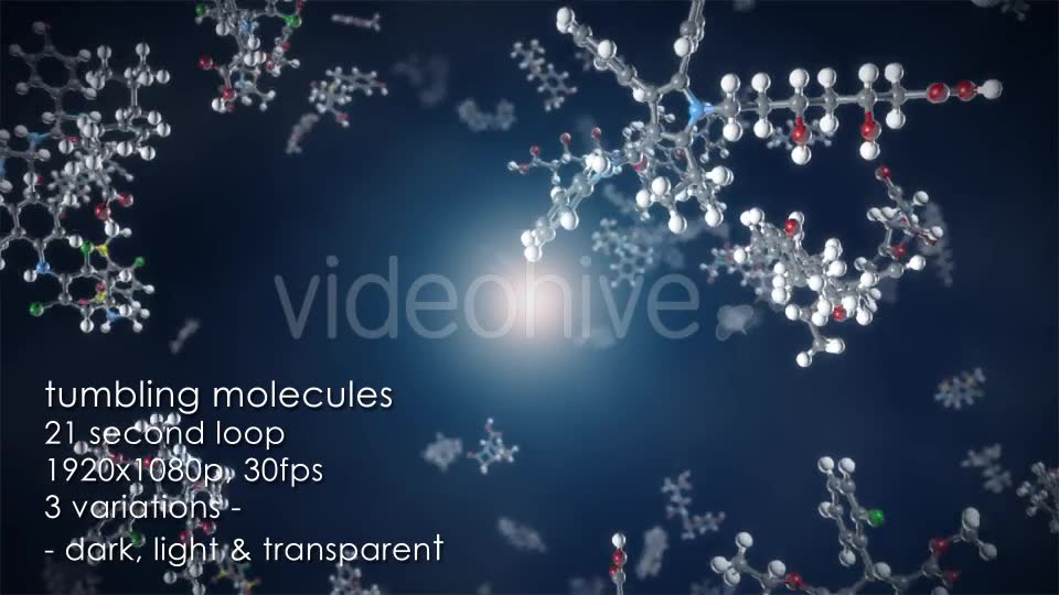 Looping Molecules Background Pack - Download Videohive 12669403