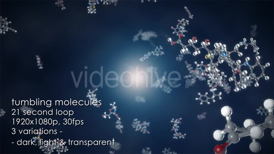 Looping Molecules Background Pack - Download Videohive 12669403