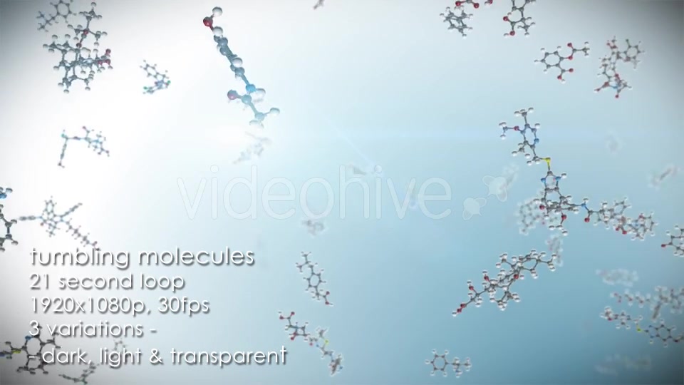 Looping Molecules Background Pack - Download Videohive 12669403