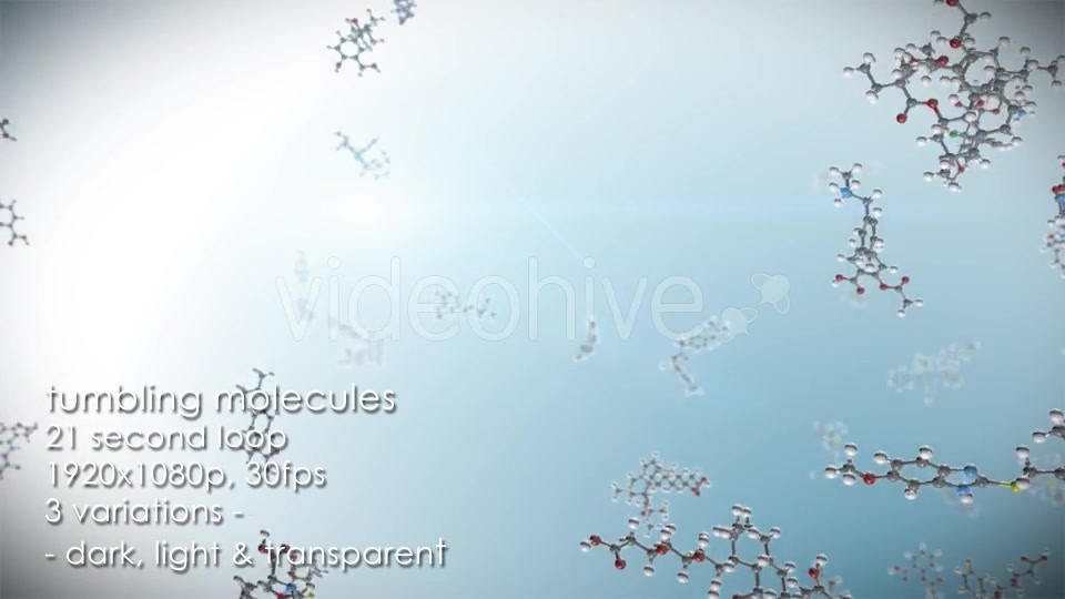 Looping Molecules Background Pack - Download Videohive 12669403