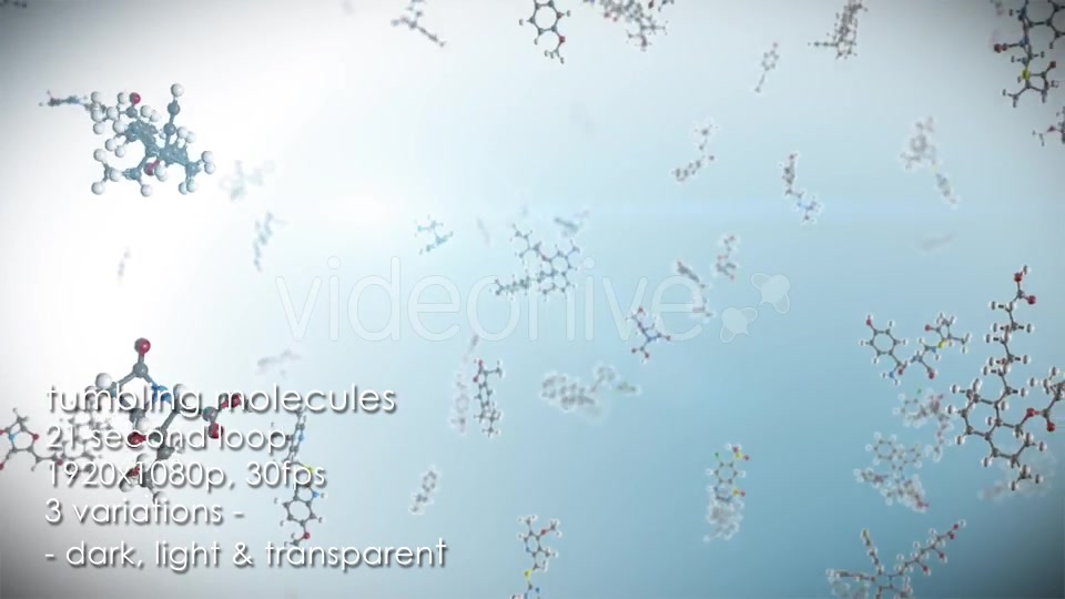 Looping Molecules Background Pack - Download Videohive 12669403